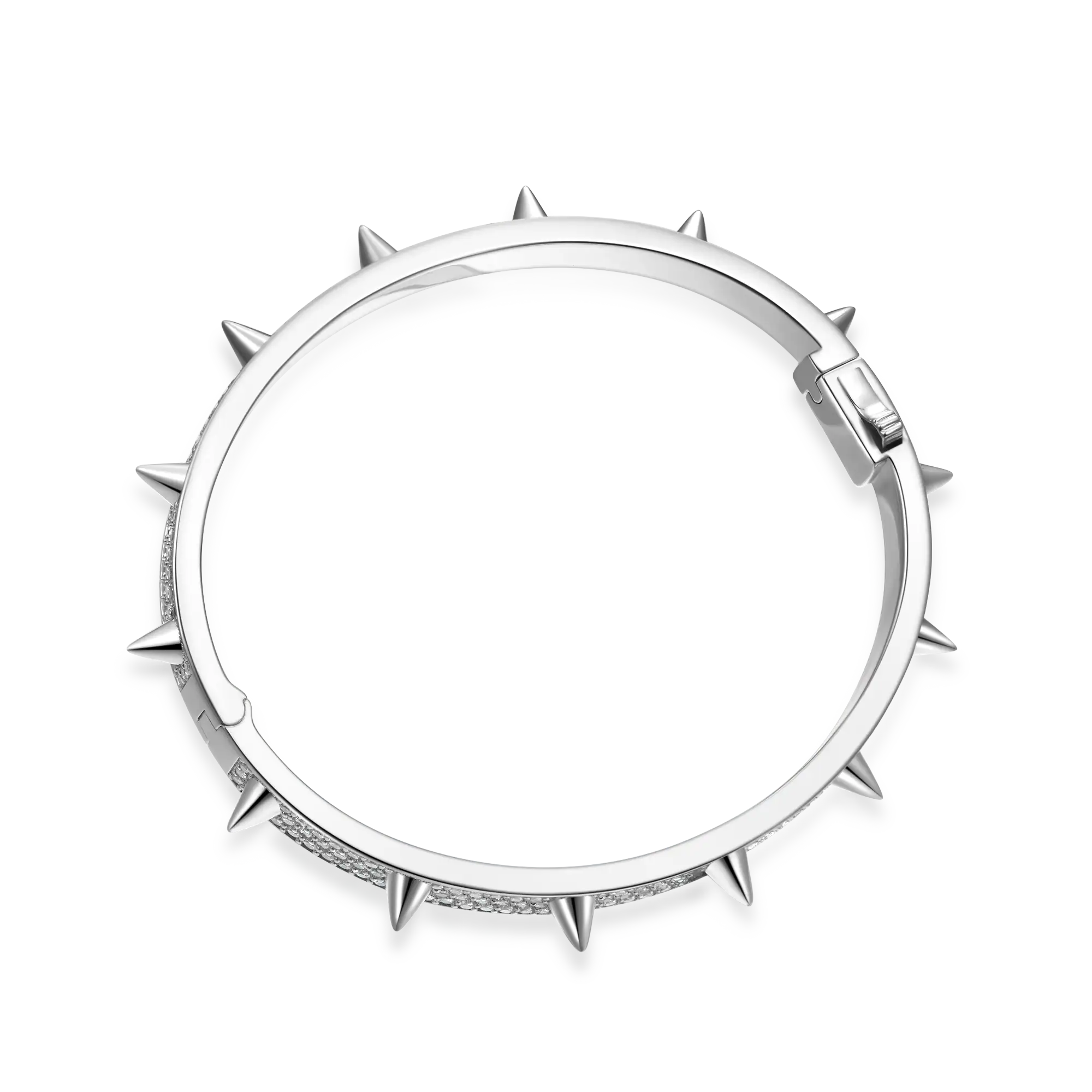 Spike Bangle Bracelet - 7mm - Image 7