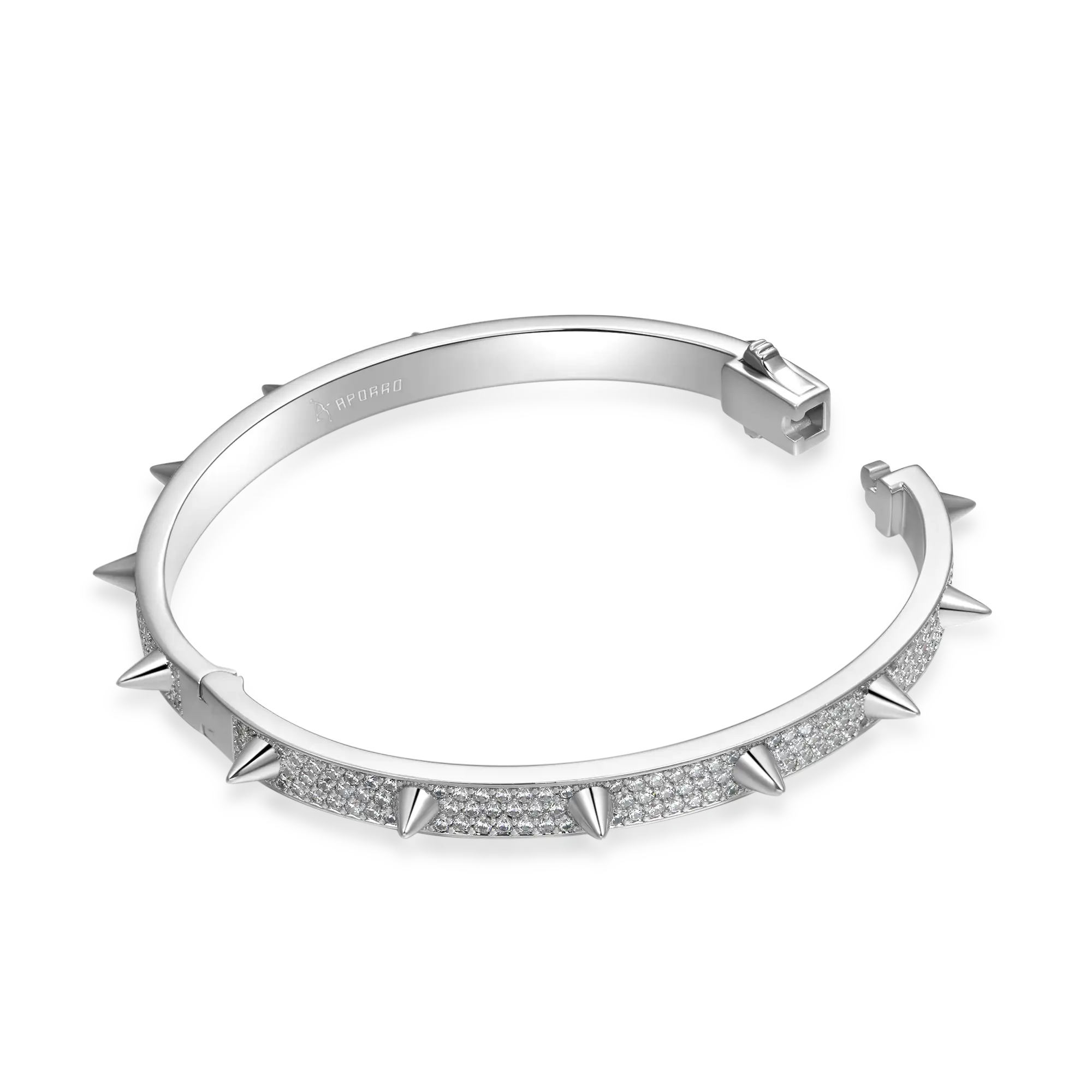 Spike Bangle Bracelet - 7mm - Image 8