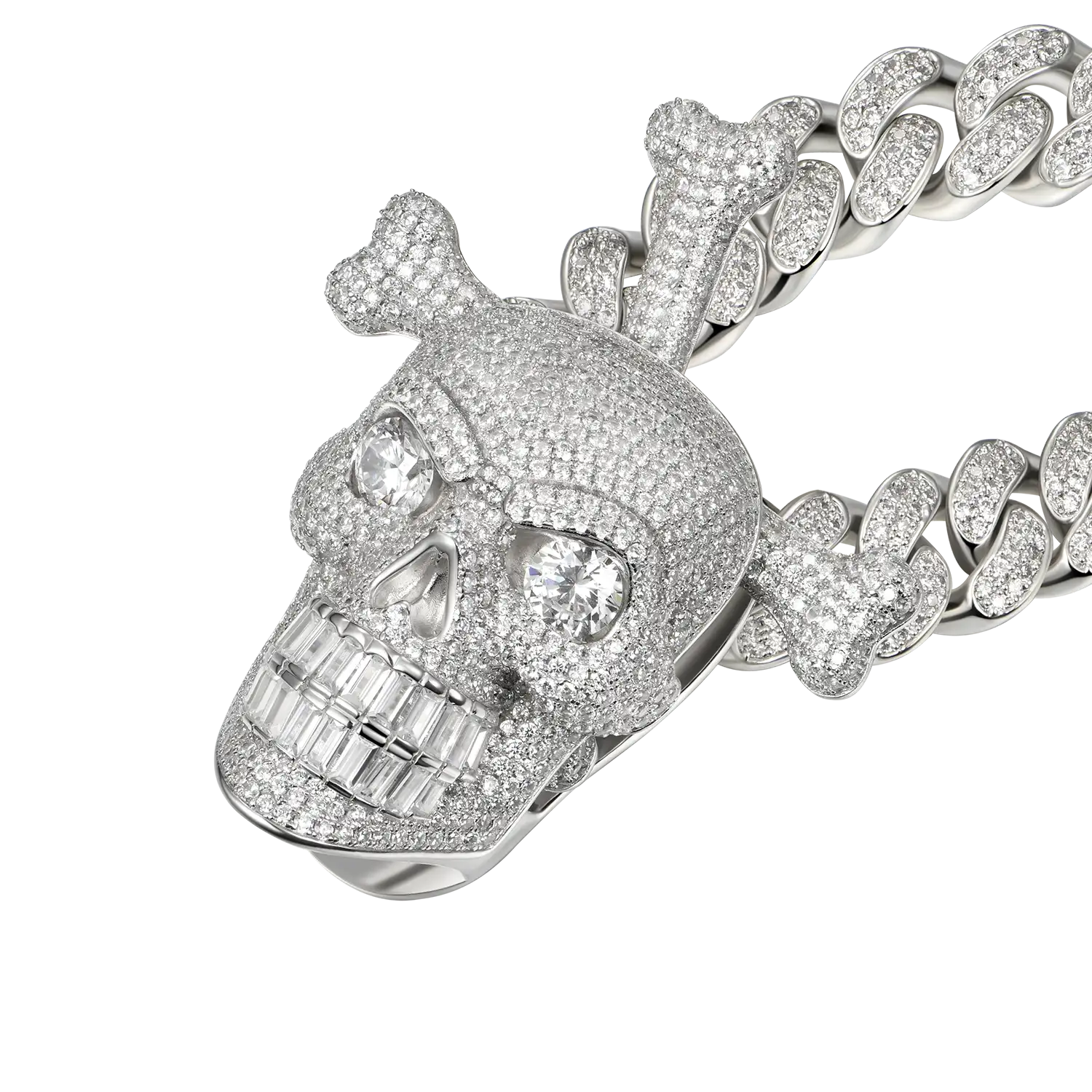 Spinning Skull and Crossbones Pendant - Image 6