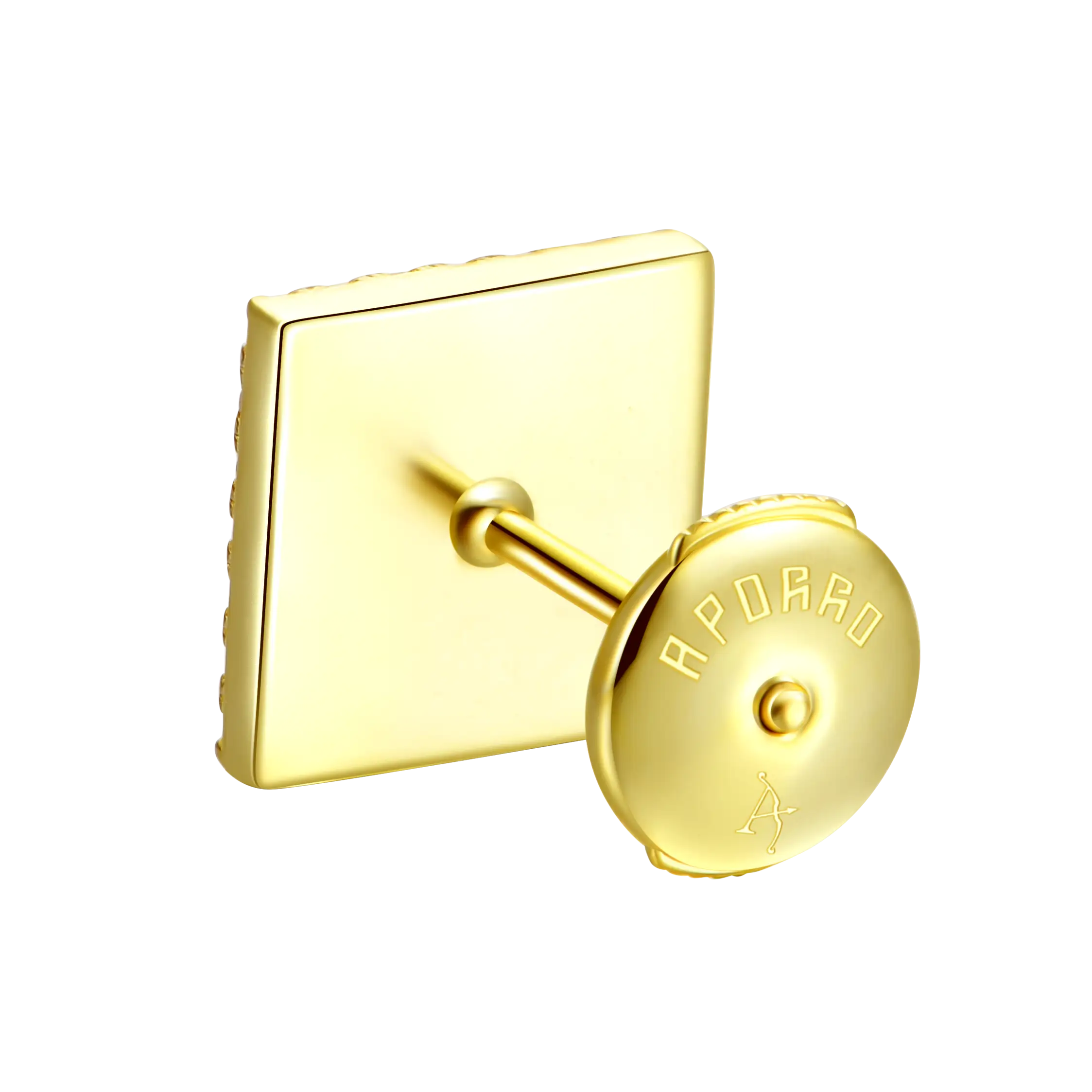 S925 Square Baguette Mix Halo Stud Earrings - Pair - Image 25