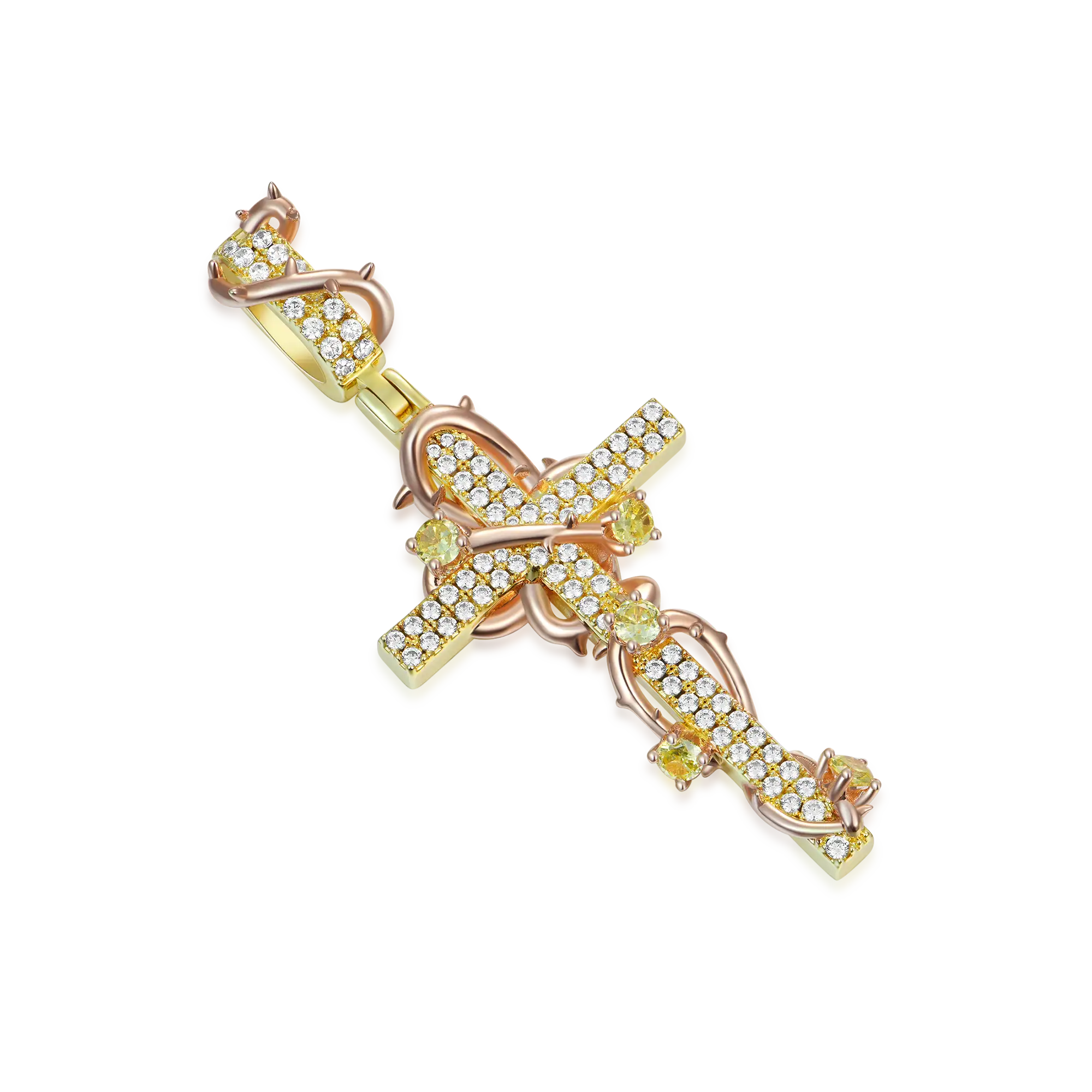 Thorned Rose Cross Pendant - Image 12