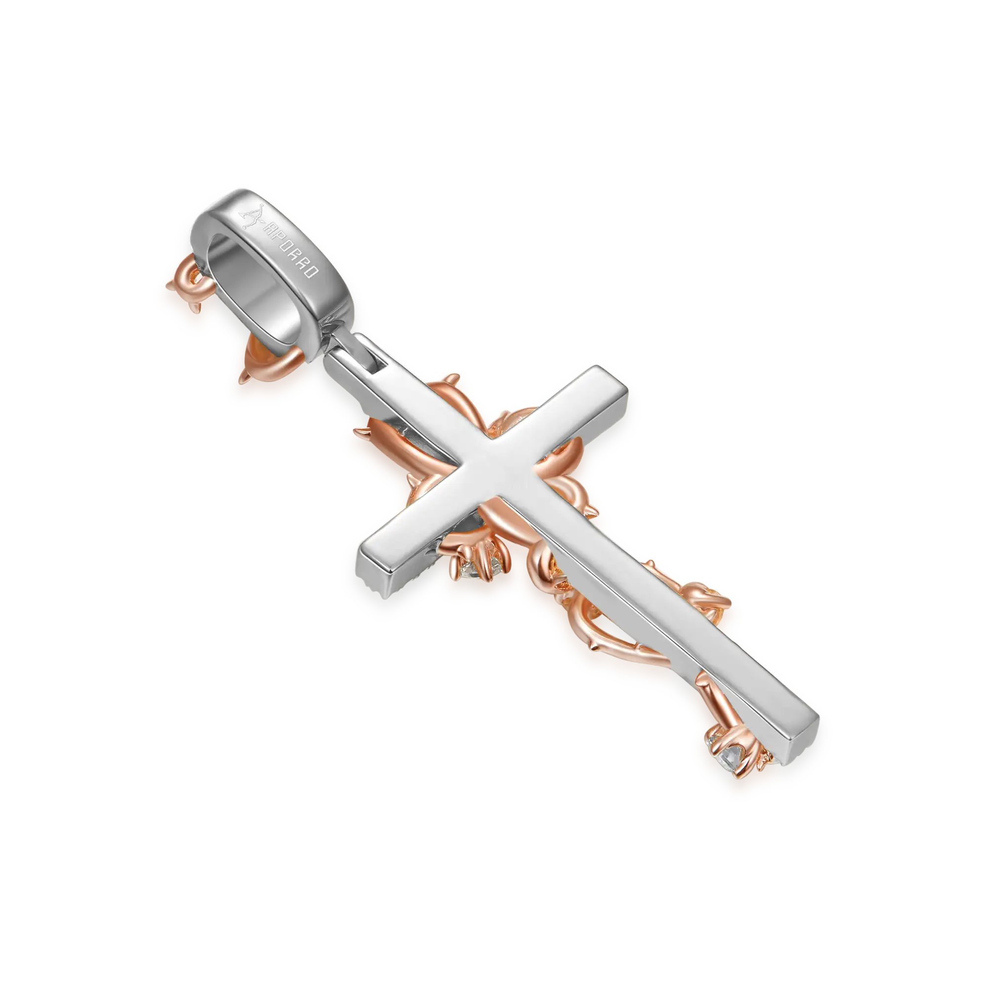 Thorned Rose Cross Pendant - Image 7