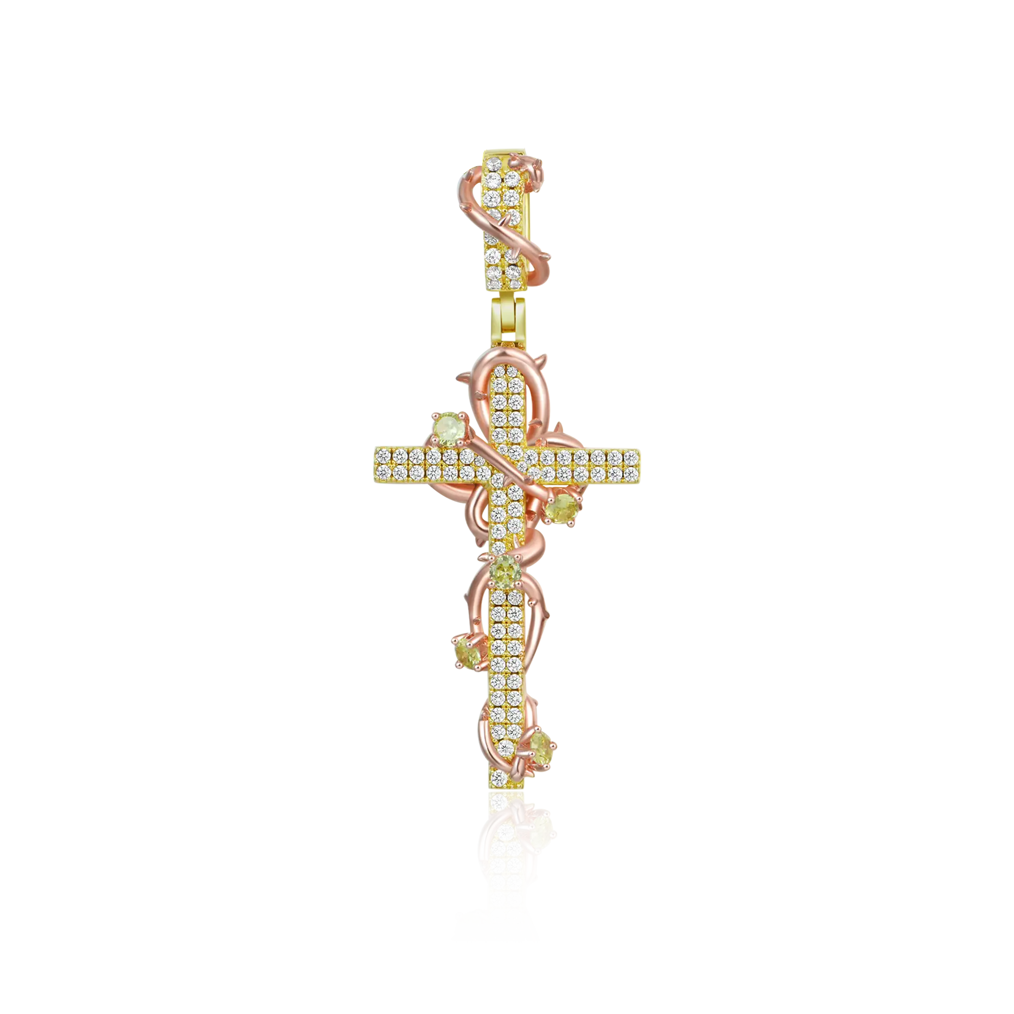 Thorned Rose Cross Pendant - Image 7