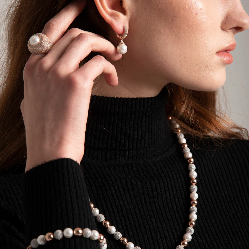 TROVE Pearl and Bead Chain - 22" - Image 3