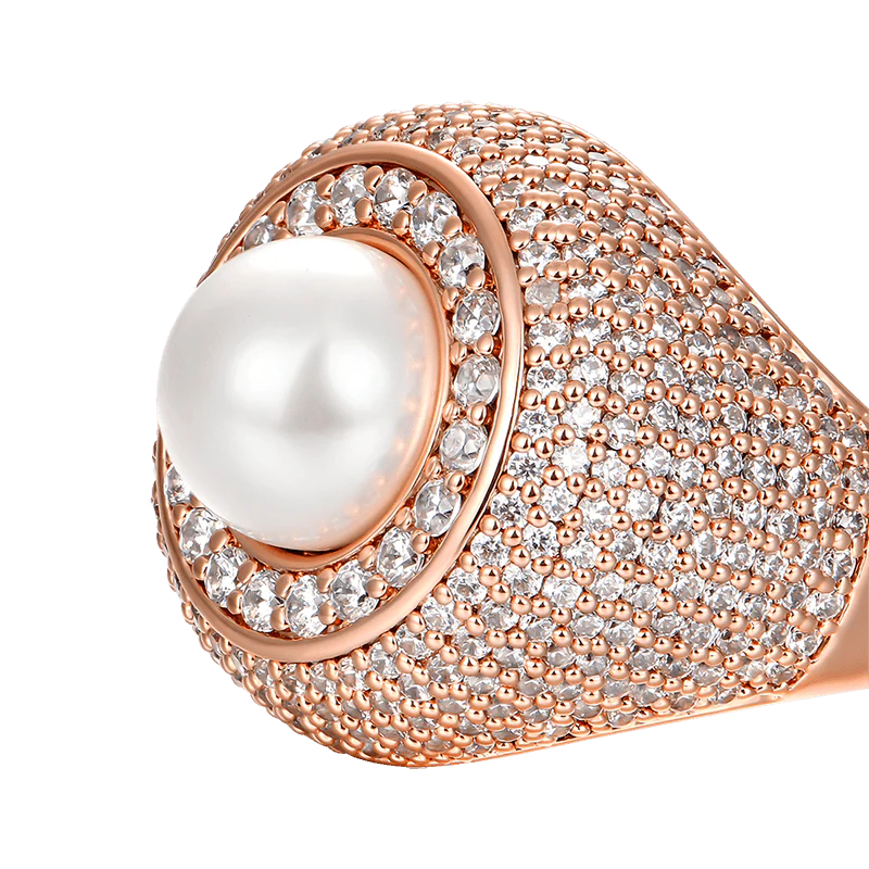 TROVE Pearl Halo Ring - Image 4