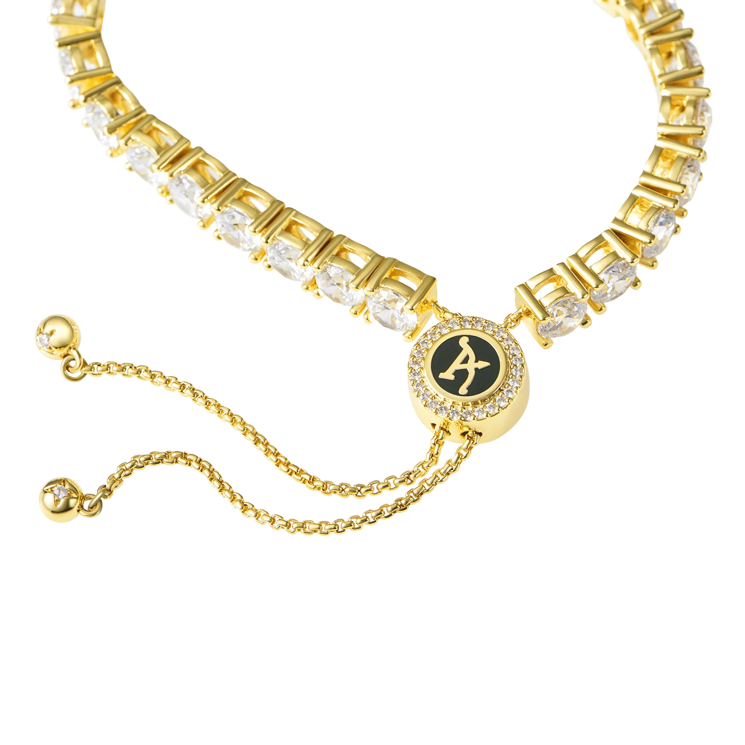 Aporro A® Iced Adjustable Tennis Bracelet - Image 3