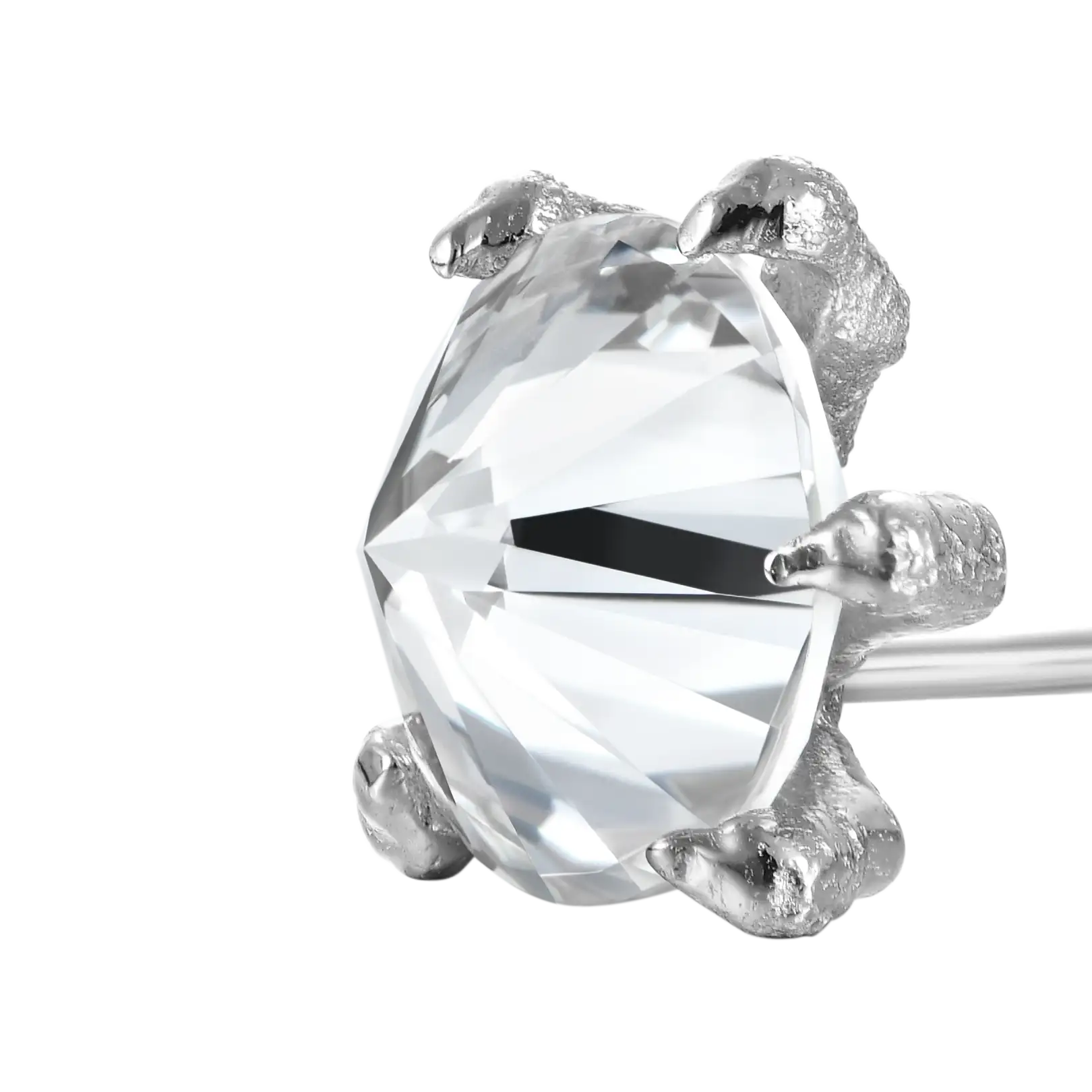 S925 WONG Dragon Claw Stud Earring - Image 8