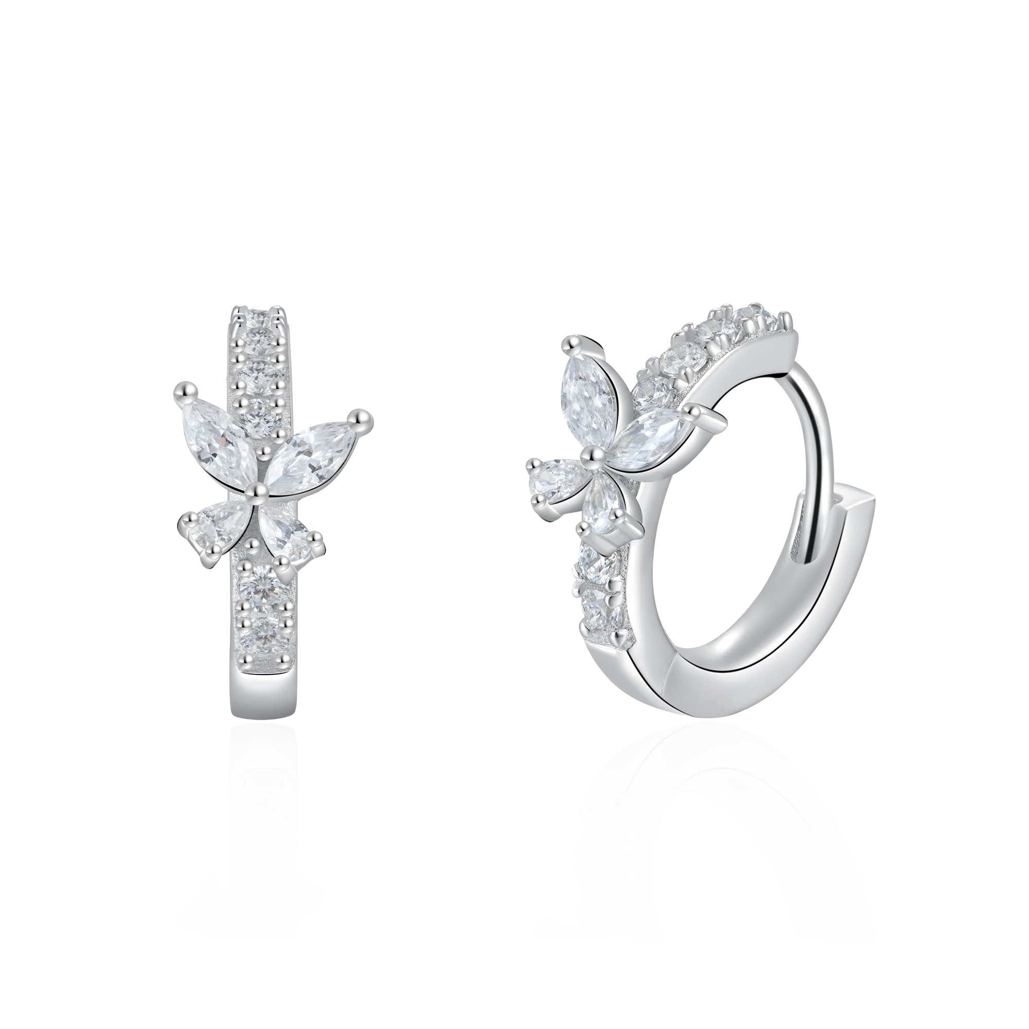 S925 Eternal Grace Butterfly Hoop Earring