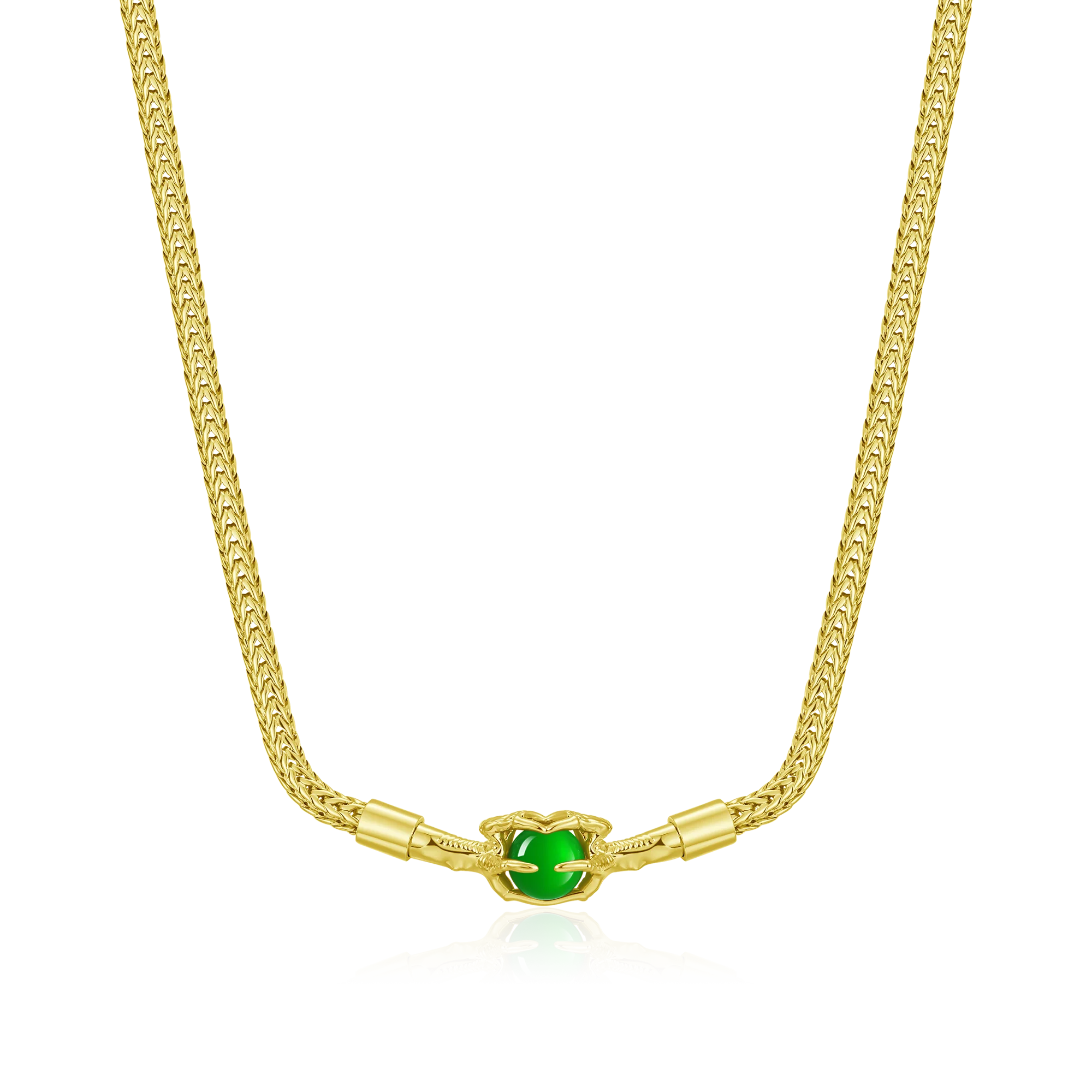 WONG Ⅱ Claw Jade Choker - 6mm - Image 7