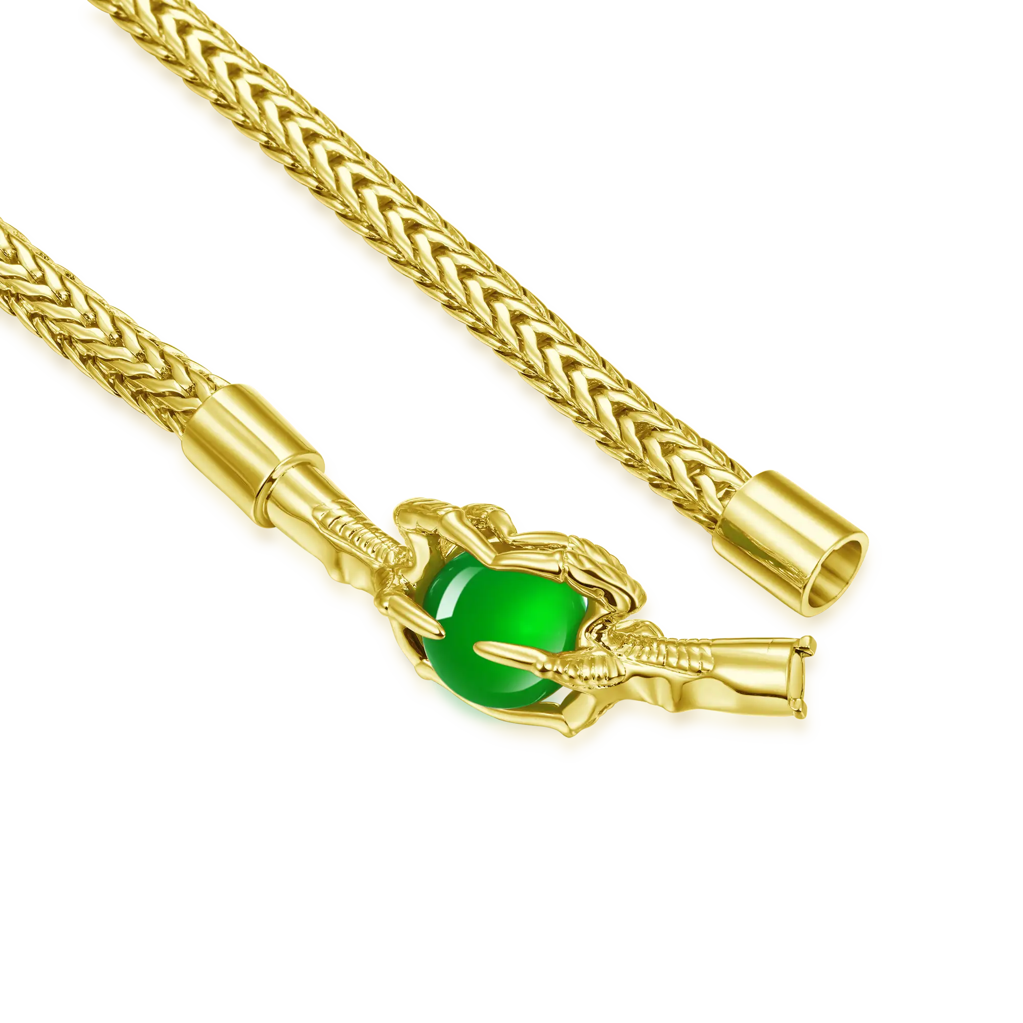 WONG Ⅱ Claw Jade Choker - 6mm - Image 9