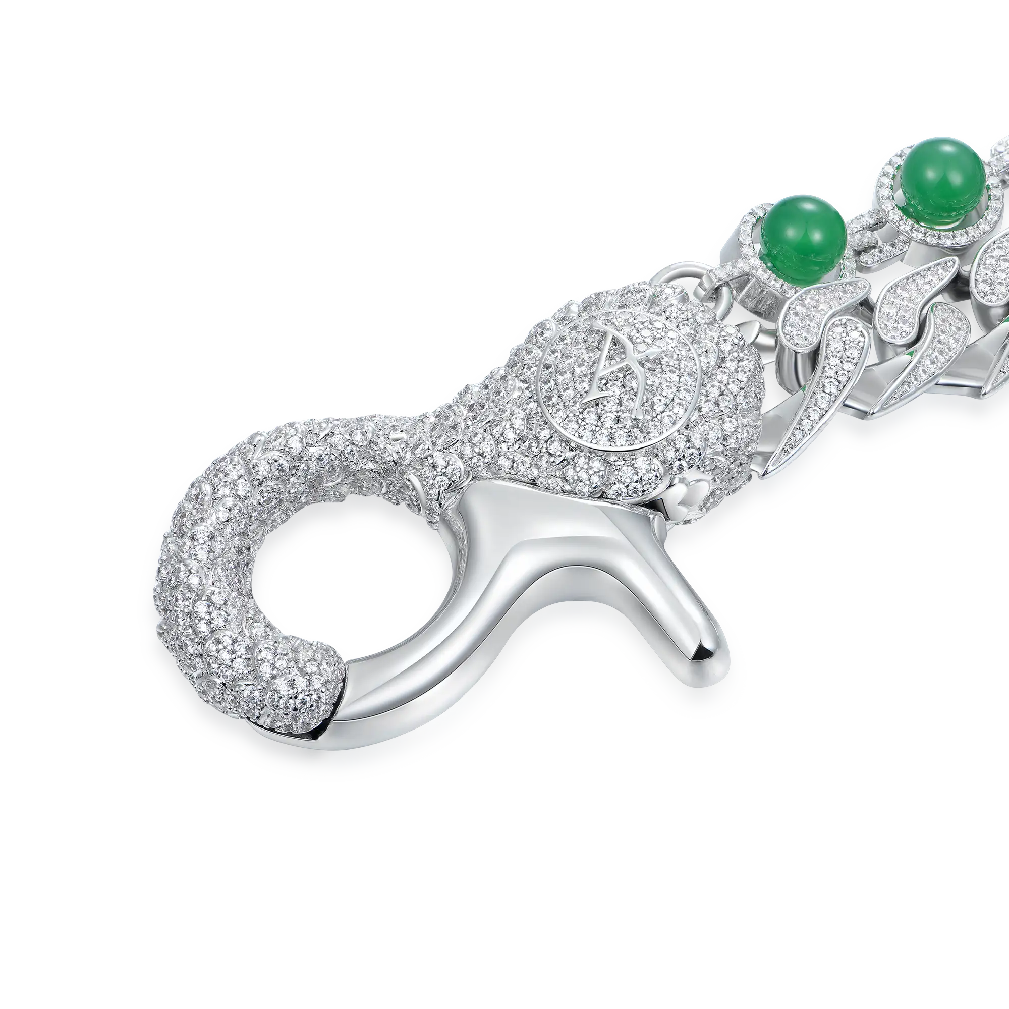 WONG Ⅱ Ridge Jade Cuban Chain & Wallet Chain - 15mm - Image 5