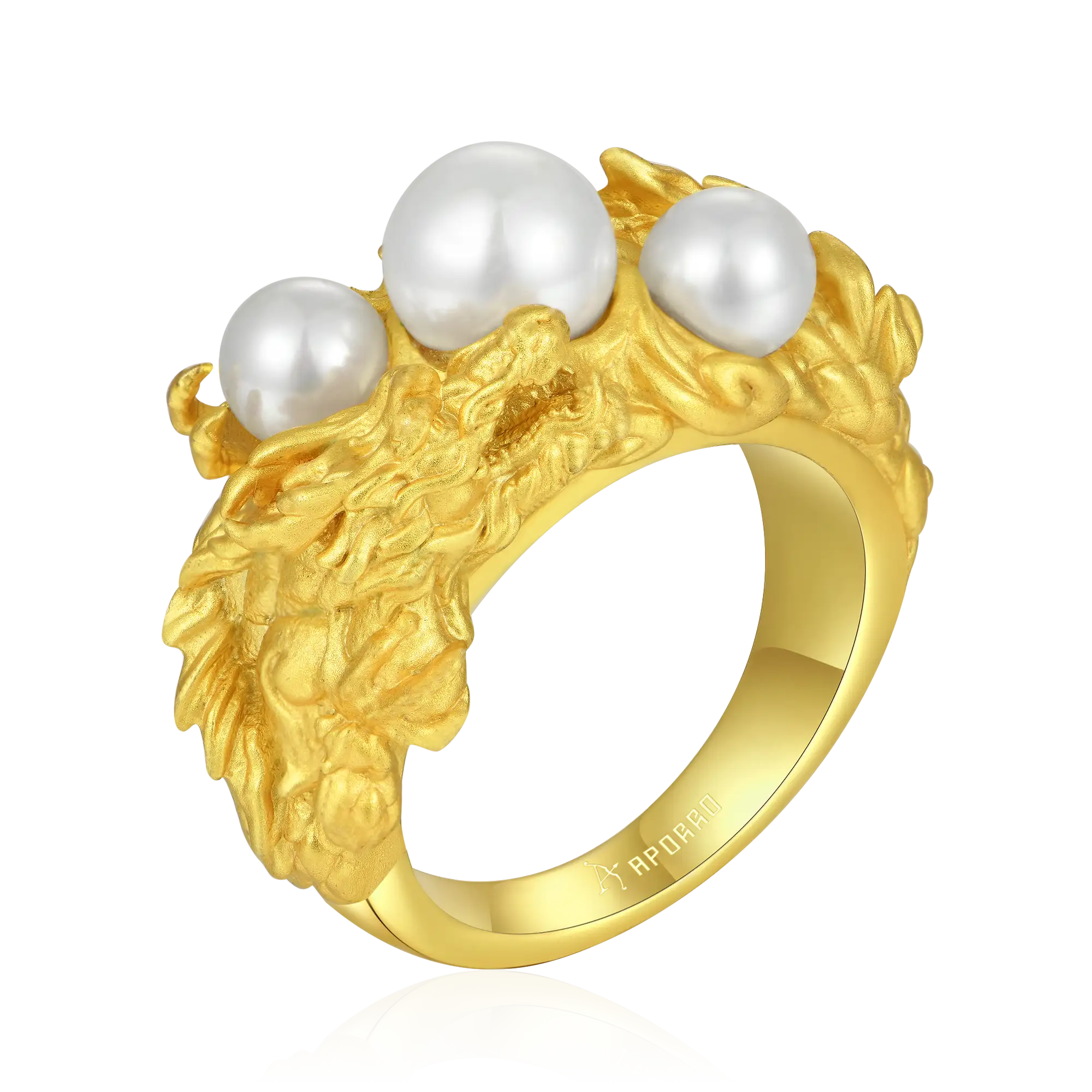 WONG Dragon Pearl Ring