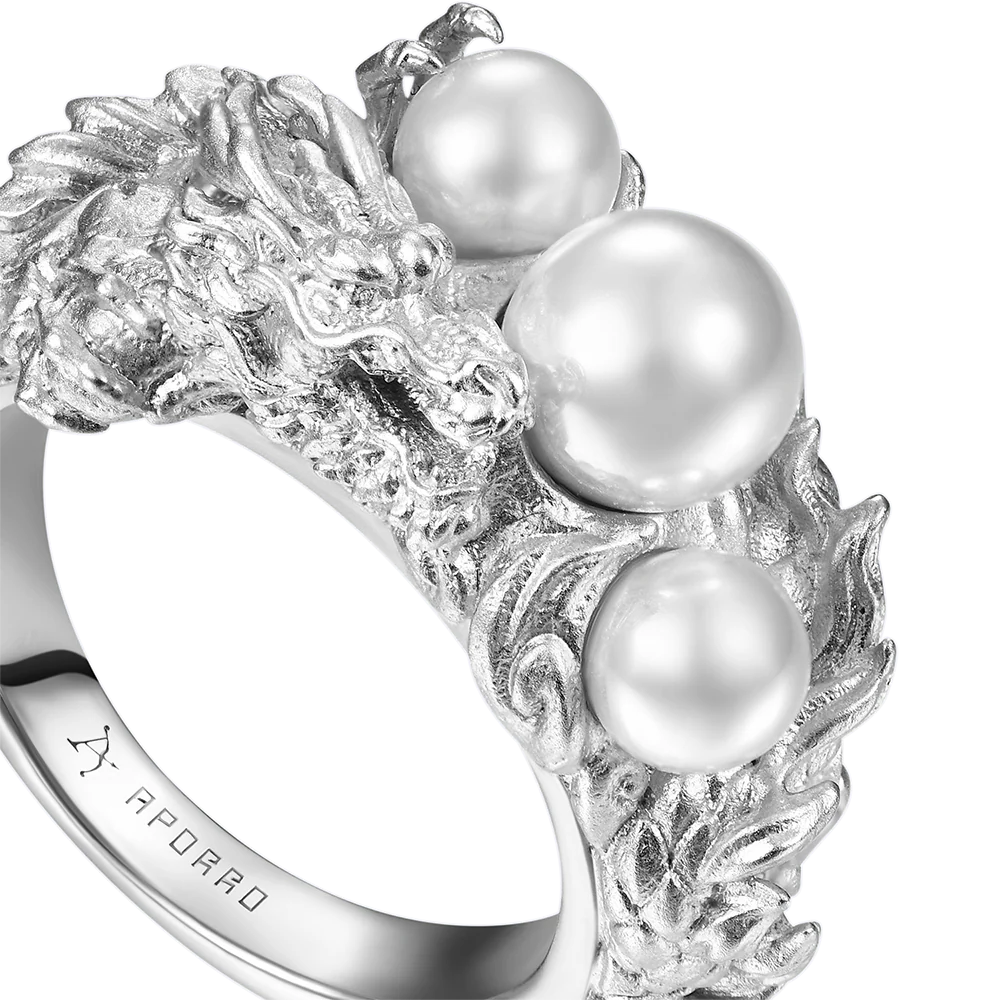 WONG Dragon Pearl Ring - Image 10