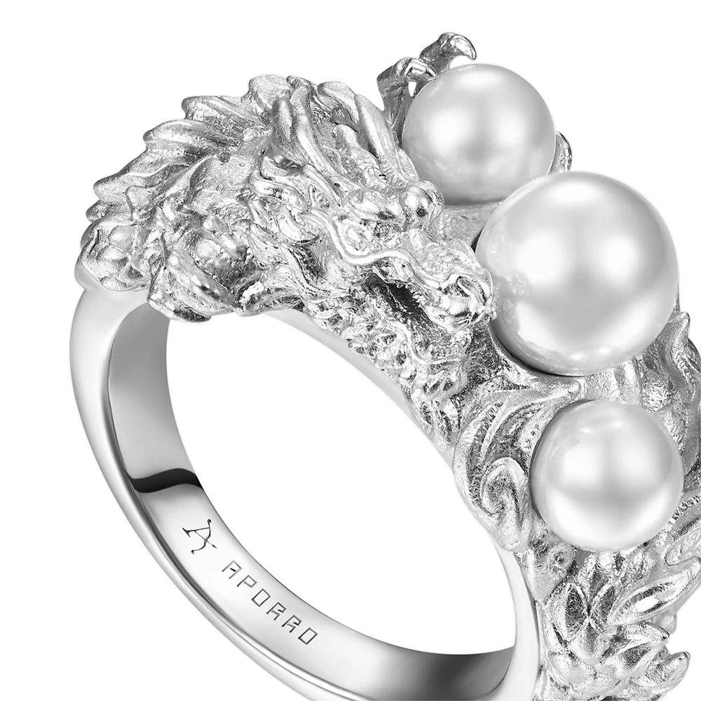 WONG Dragon Pearl Ring - Image 11