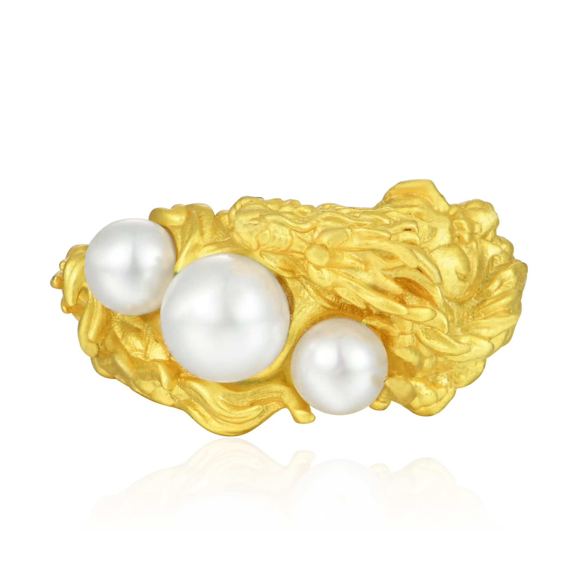 WONG Dragon Pearl Ring - Image 4
