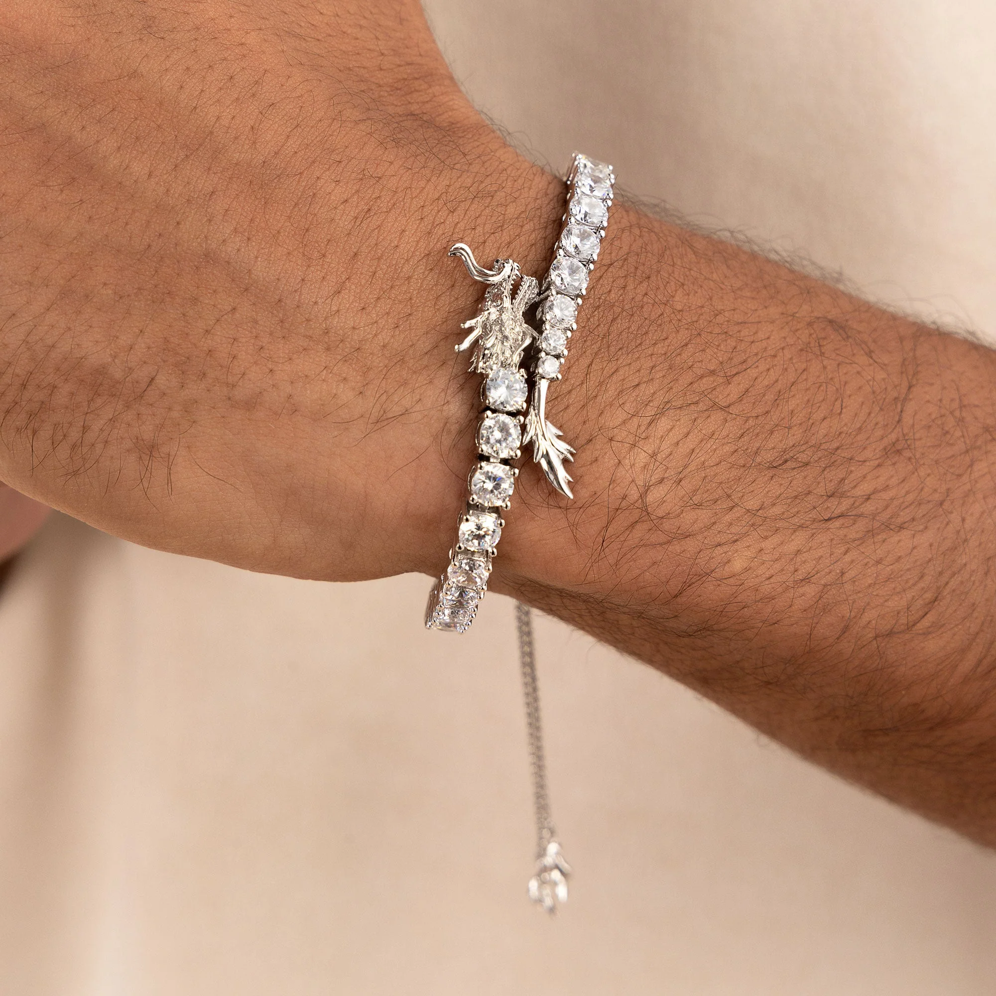 WONG Dragon Tennis Bracelet - 5mm - Image 7