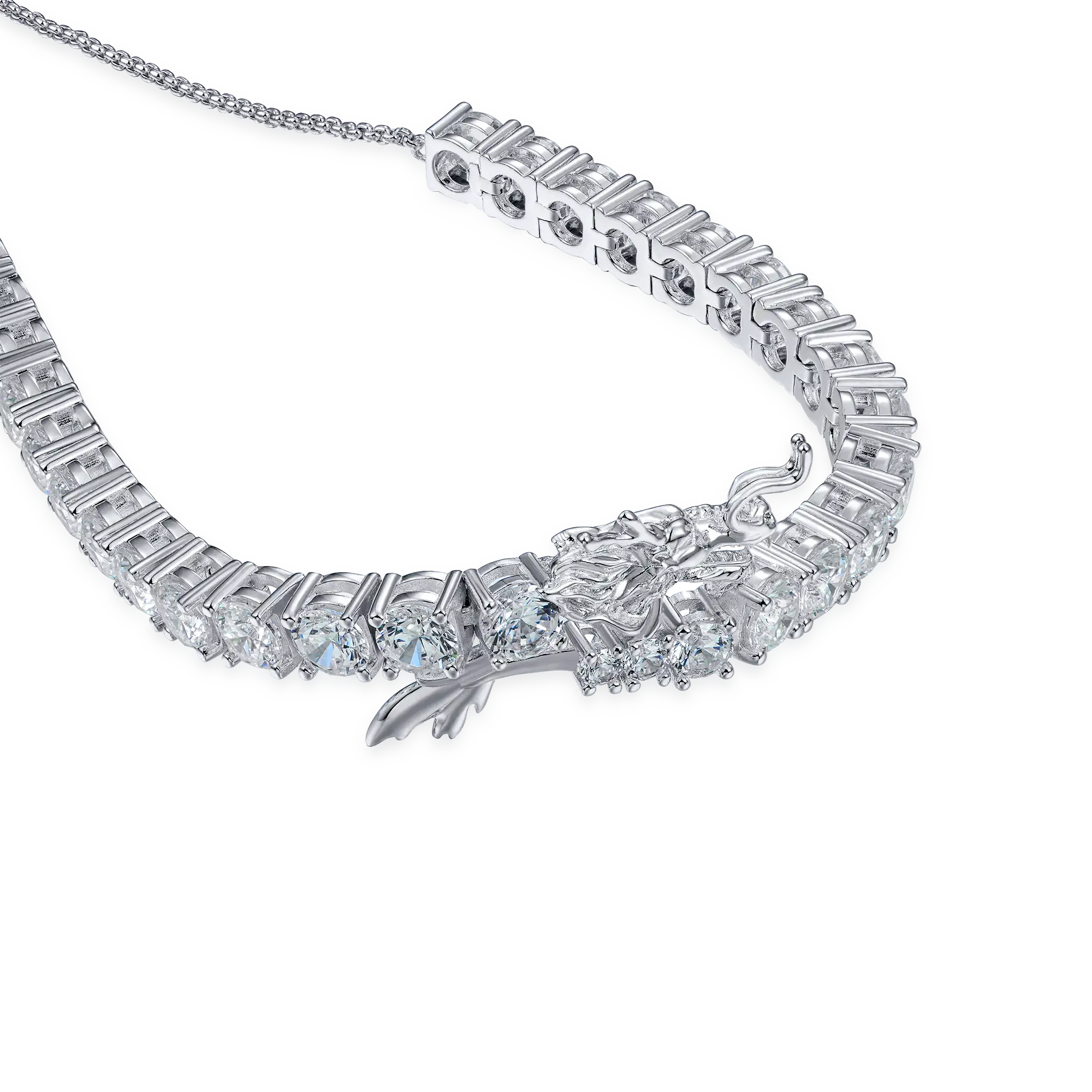 WONG Dragon Tennis Bracelet - 5mm - Image 9
