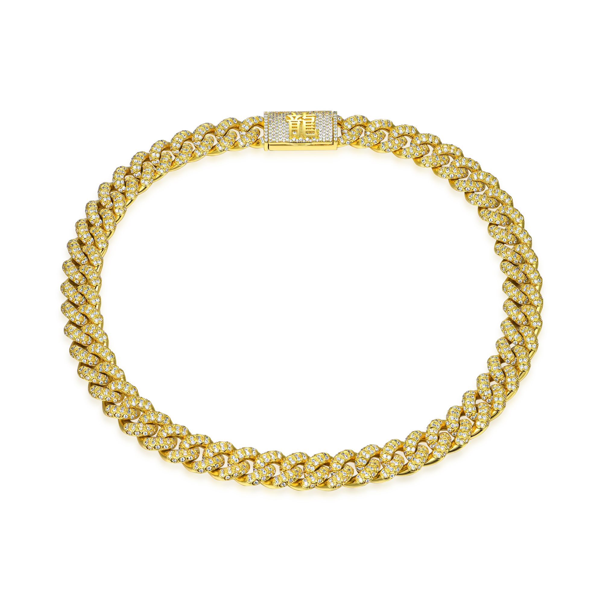 WONG Dragon Box Clasp Cuban Chain - 15mm - Image 3