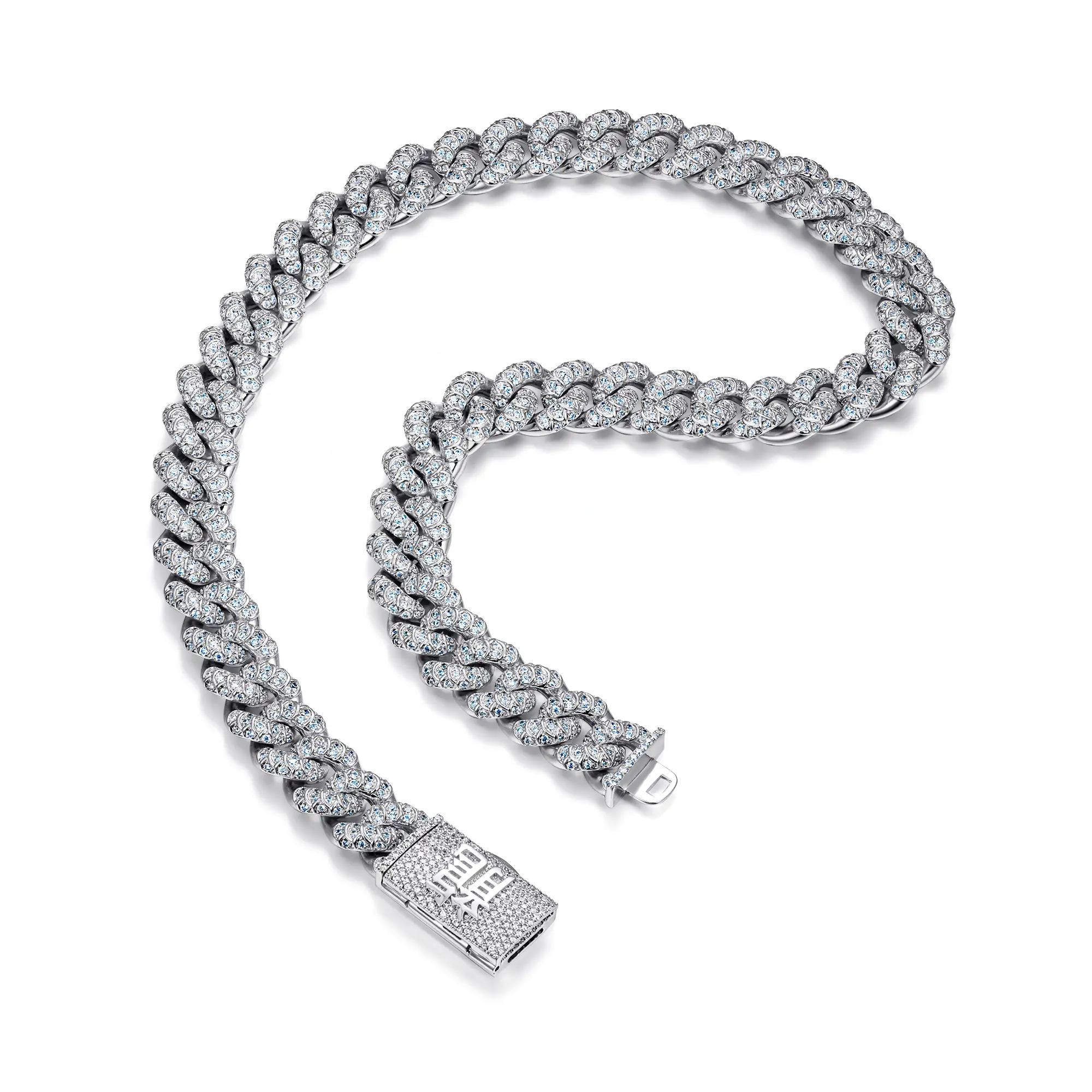 WONG Dragon Box Clasp Cuban Chain - 15mm - Image 8