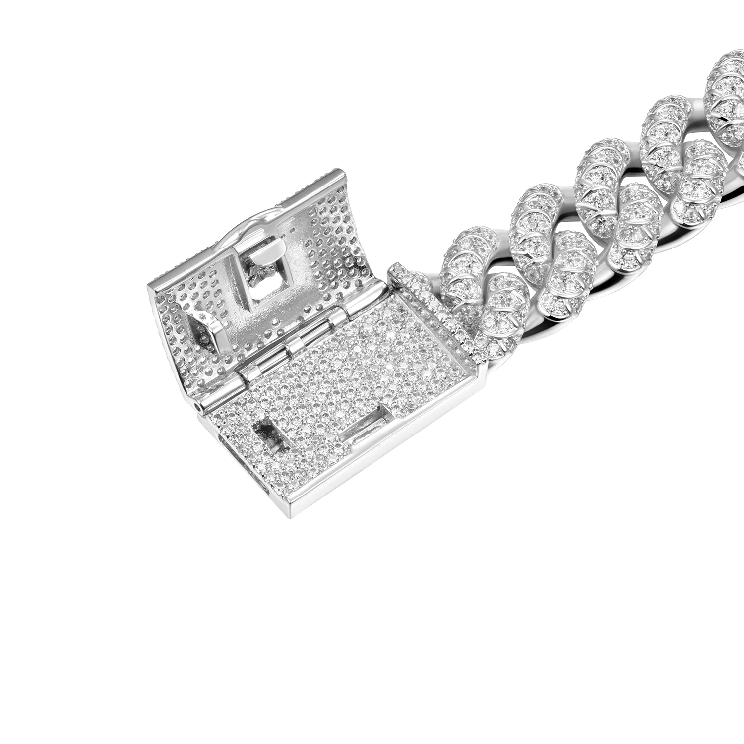 WONG Dragon Box Clasp Cuban Bracelet - 15mm - Image 9