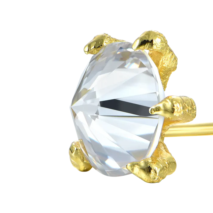 Single WONG Dragon Claw Stud Earring - Image 4