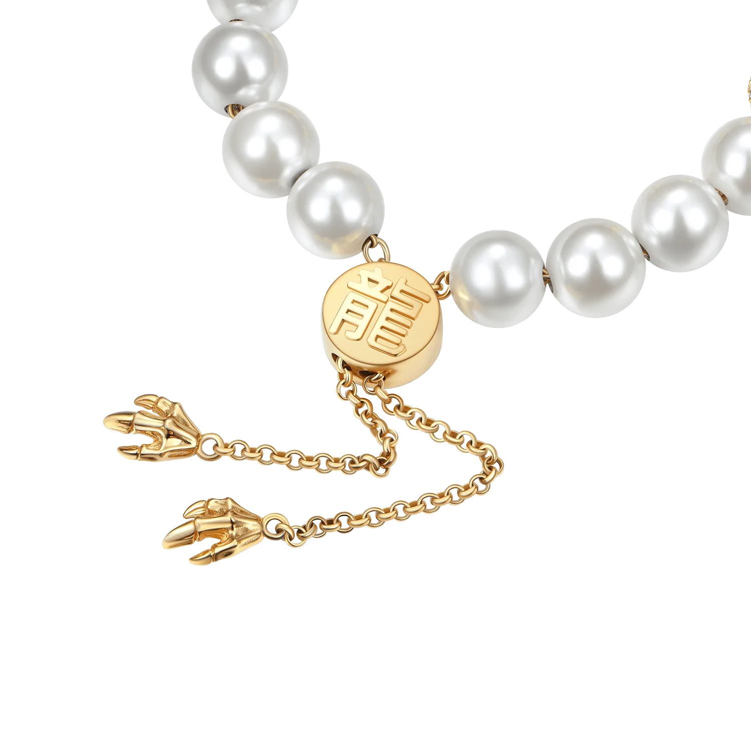 WONG Dragon Pearl and Bead Bracelet - 8mm - Image 5