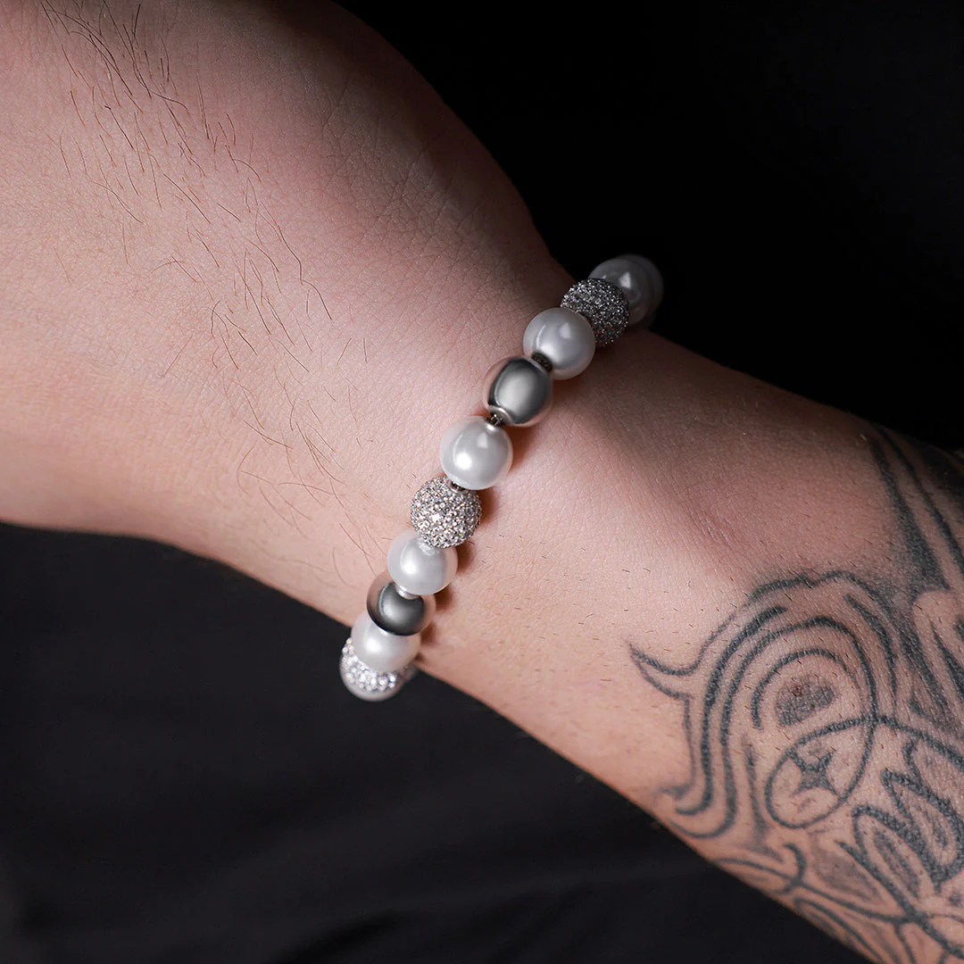 WONG Dragon Pearl and Bead Bracelet - 8mm - Image 8