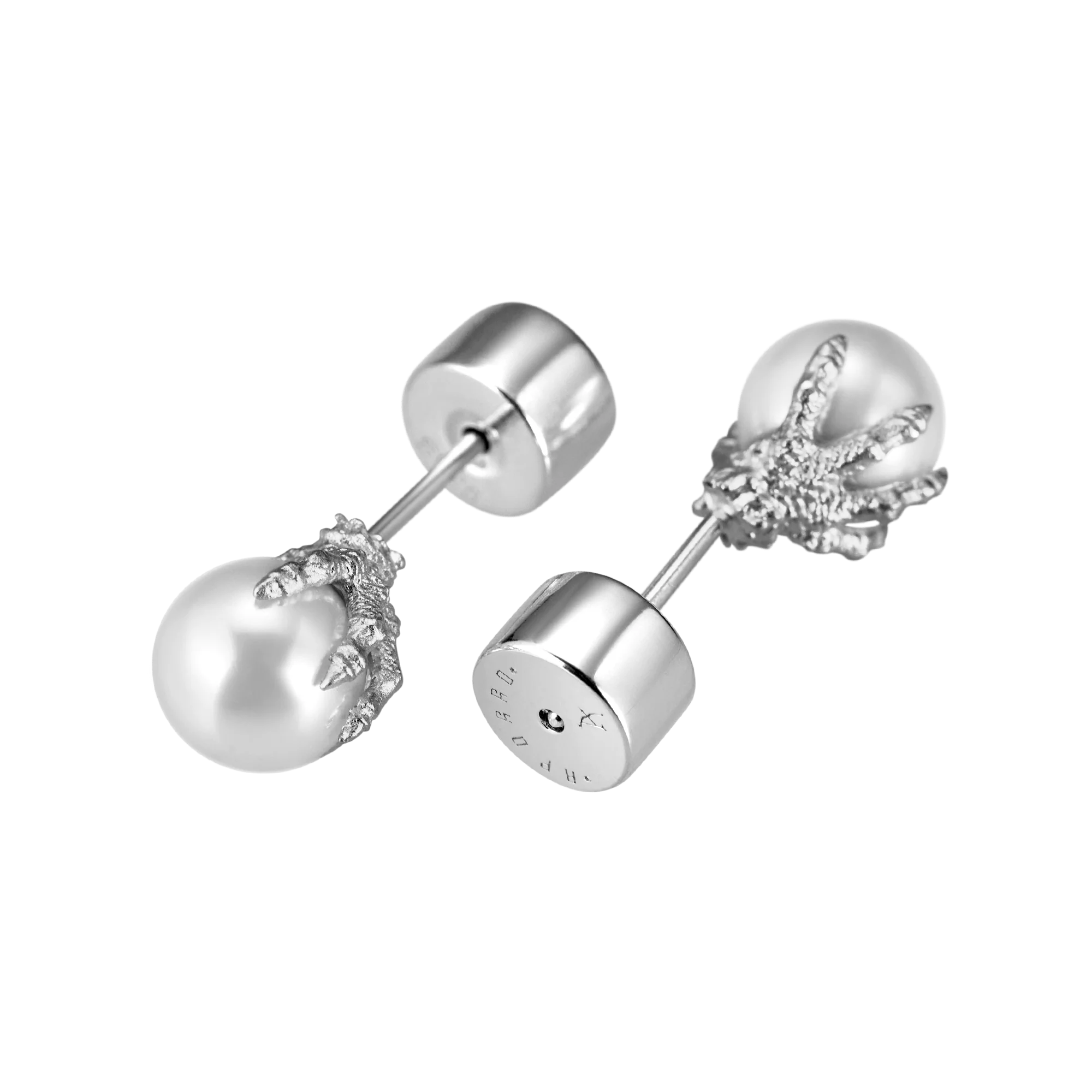 WONG Dragon Pearl Stud Earring - Single - Image 12