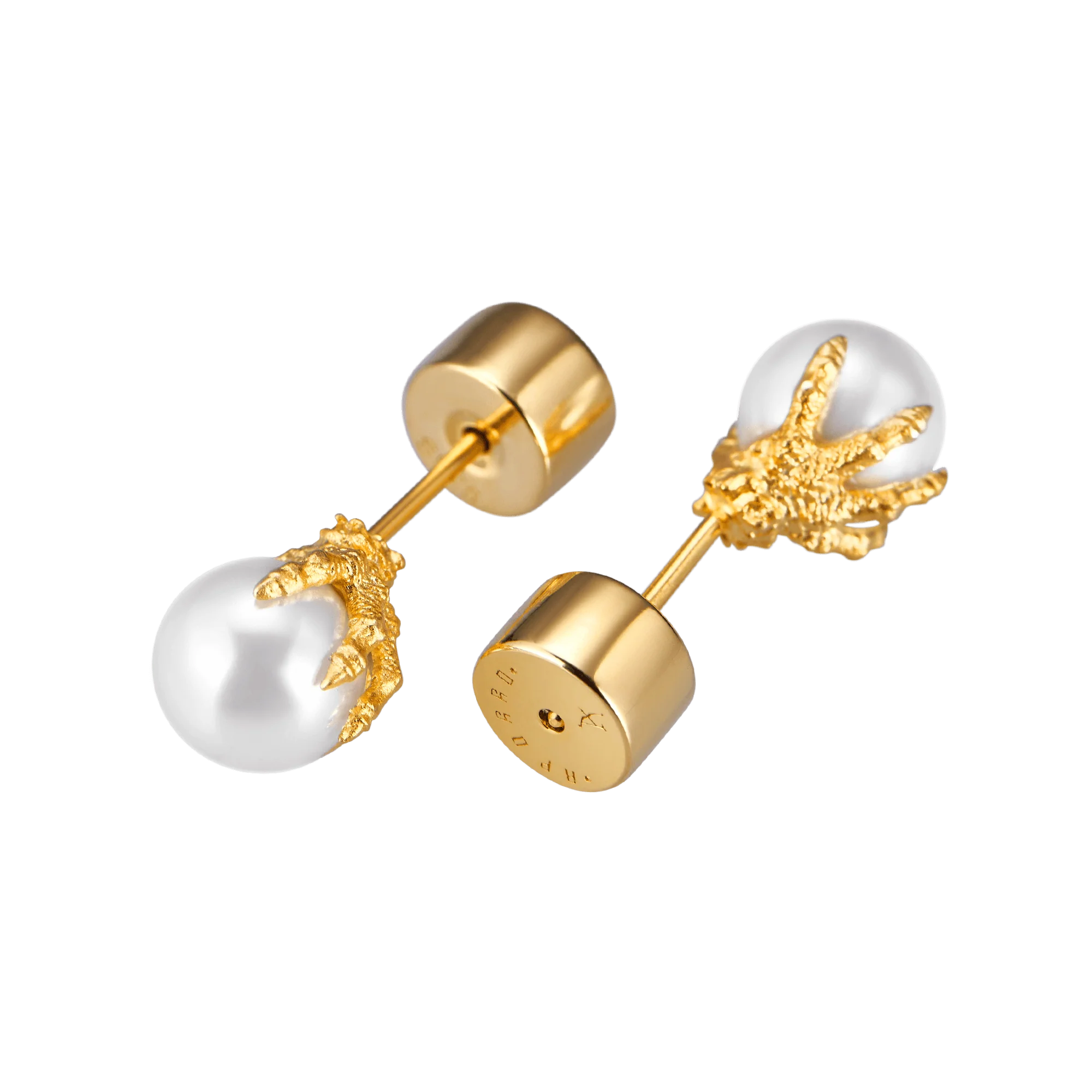 WONG Dragon Pearl Stud Earring - Single - Image 7