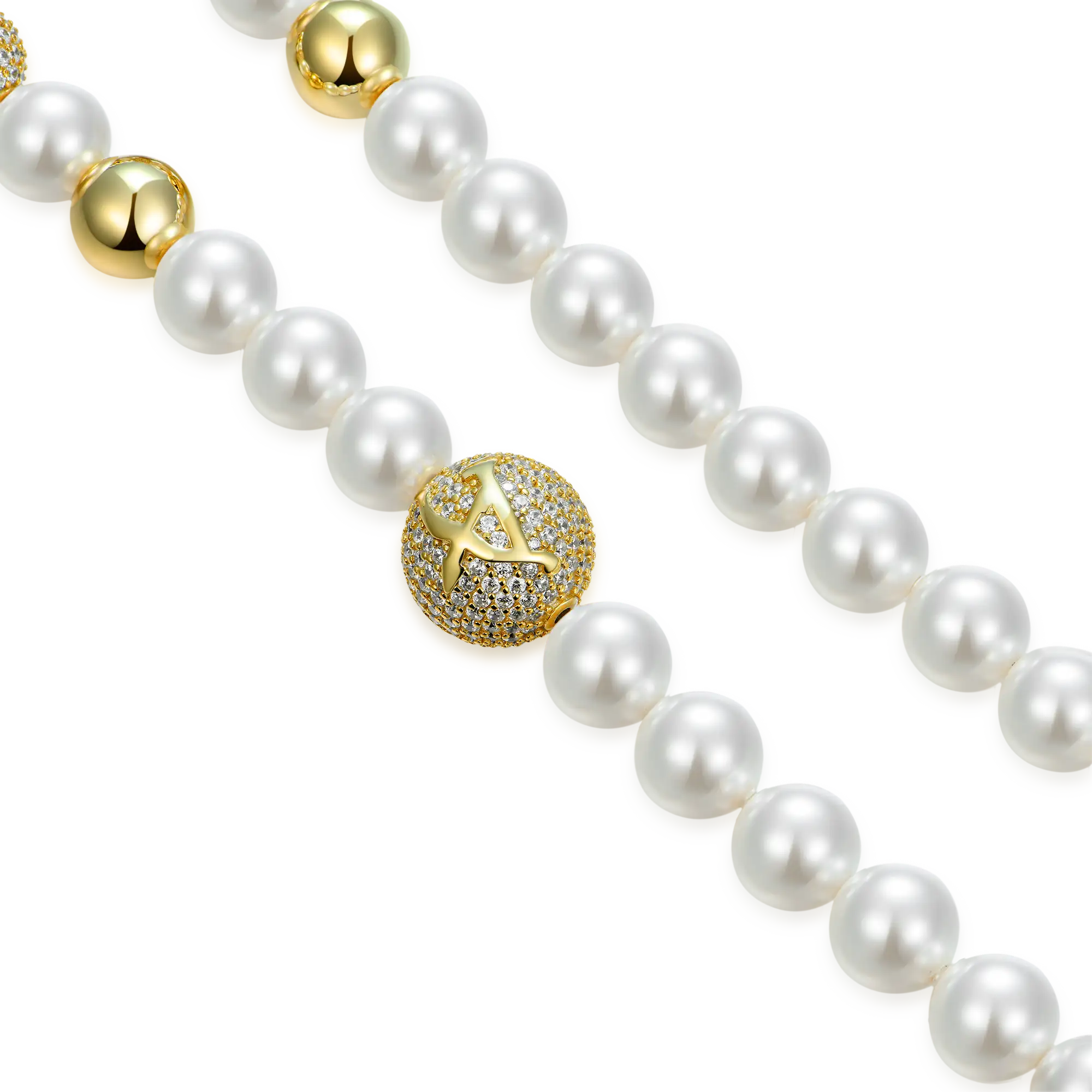 WONG Dragon Pearl and Bead Necklace - Image 3