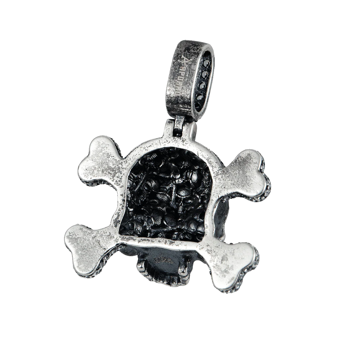 X Iced Skull Pendant - Image 7