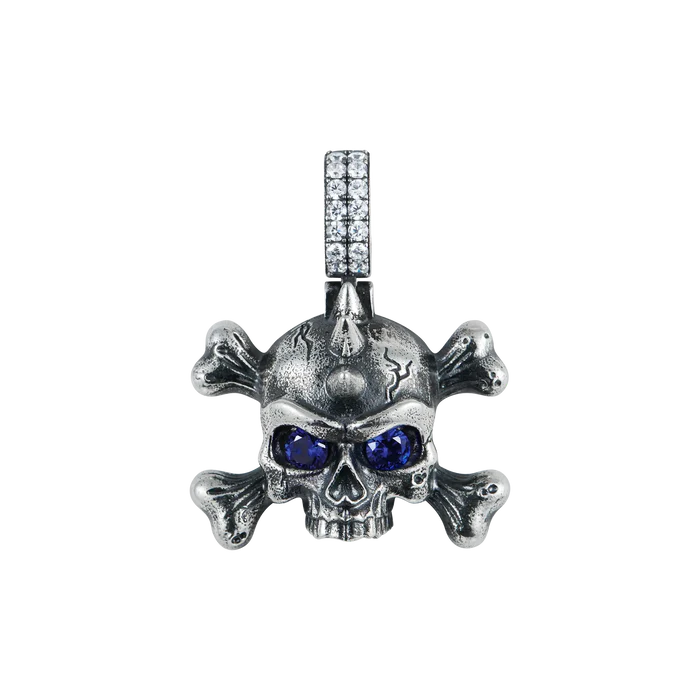 X Plain Skull Pendant - Image 2