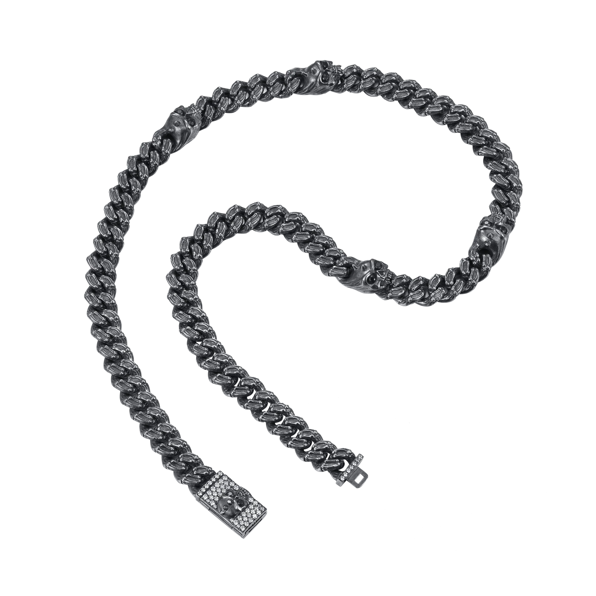 X Skull Cuban Chain - 10mm - Image 3
